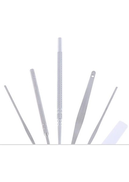 6 Parça Paslanmaz Çelik Kulak Balmumu Toplayıcı Çıkarıcı Temizleyici Bakımı Çubuk Seti modelleri