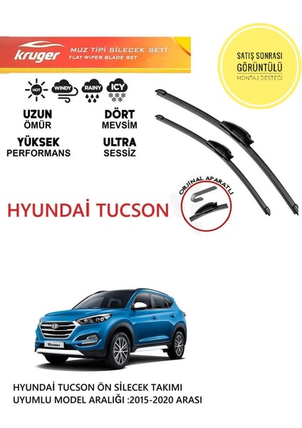 Hyundai Tucson 2020 Model Muz Silecek Araca Özel . Aparat