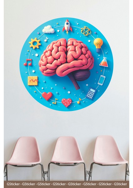 Akıl ve Zeka Oyunları Okul Posteri Ortaokul İlkokul Anaokulu Anasınıfı Kreş Duvar Sticker Seti - 1