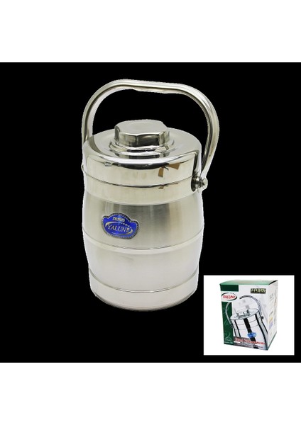 Metal Kova 3lü Sefer Tası Saklama Kabı 1.6lt (5047)