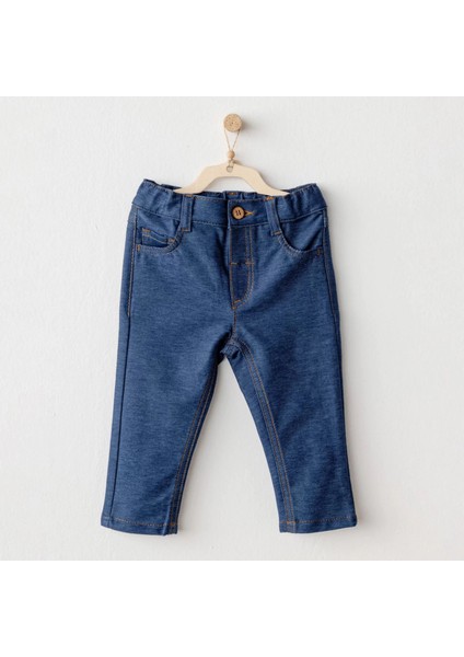 Andywawa AC25937 Casual Bebek Pantolon Indigo