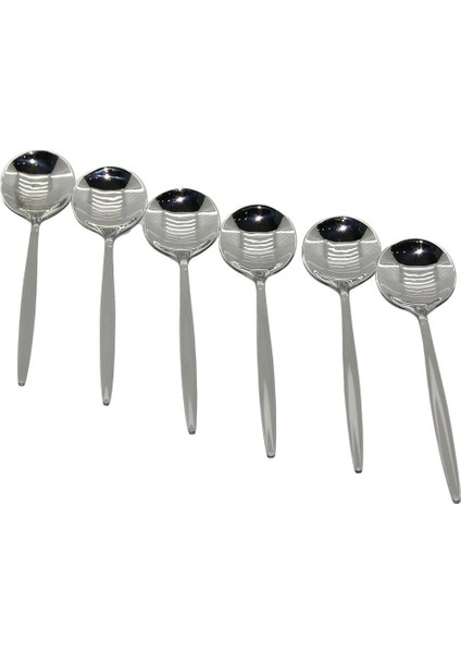 6pcs Metal Yemek Kaşık (5047)