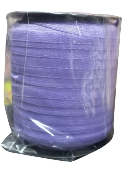 Çamaşır Lastiği Düz 1 cm 1 Metre Lila