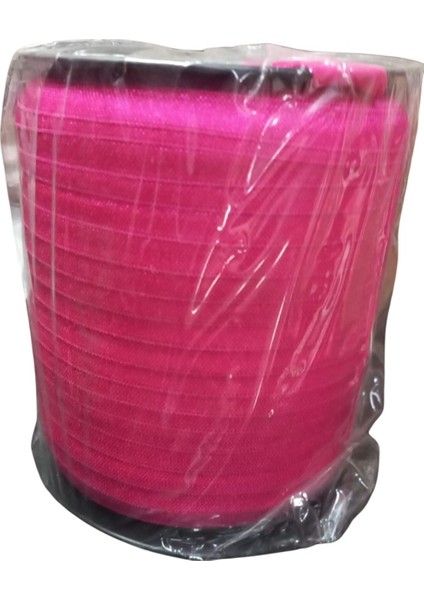 Çamaşır Lastiği Düz 1 cm 1 Metre Fuşya
