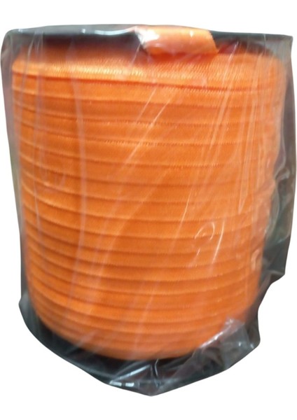 Çamaşır Lastiği Düz 1 cm 75 Metre 1 Top Orange