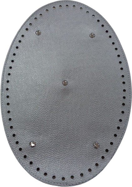 Çanta Tabanı Oval 20 cm Gümüş