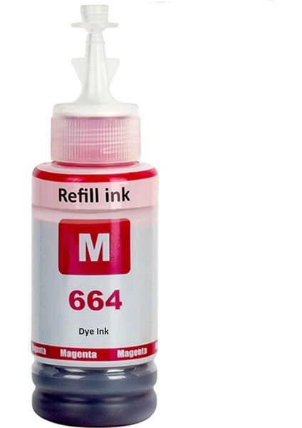 T664 (664) 4 Renk Muadil Mürekkep Seti (70ML) Epson Ecotank L100,L110,L120,L121,L130 Yazıcı Uyumlu modelleri