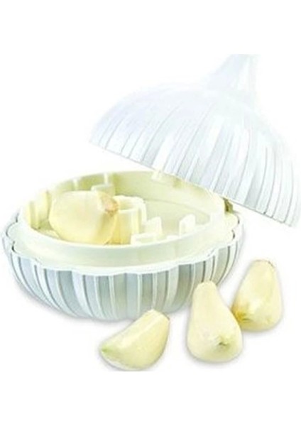 Sarımsak Şeklinde Pratik Sarımsak Ezici Rendeleyici El Rondosu (5047)