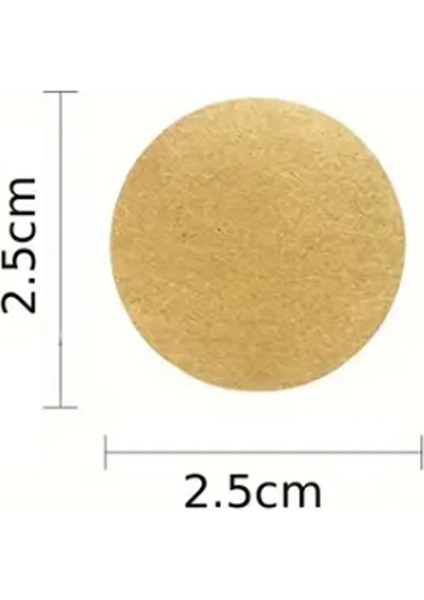 Craft Yuvarlak Suya Dayanıklı Sticker 50LI fiyatları