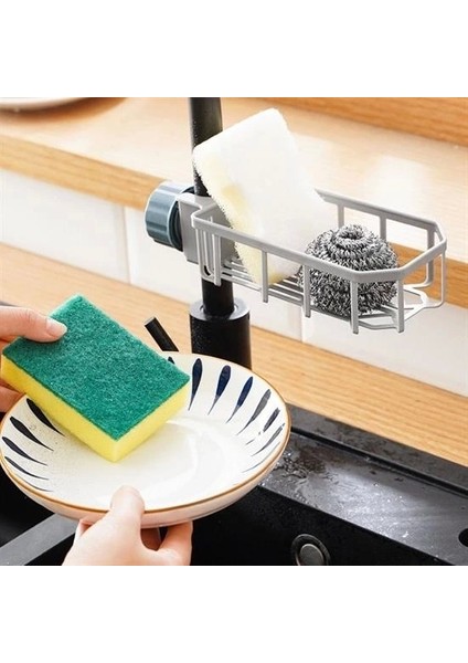 Musluk Kenarı Plastik Süngerlik Sabunluk Mutfak Düzenleyici Sünger Sabun Mutfak Organizeri (5047) modelleri