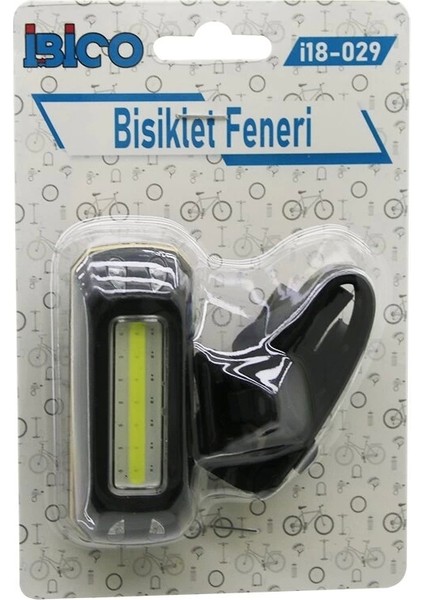 Bisiklet Feneri Pilli 4 Fonksiyonlu= Renkli - Beyaz - 2 Sitil Sinyalli Işık