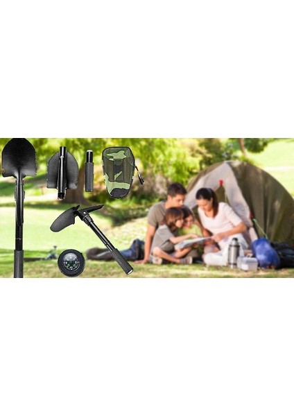 Katlanır Portatif Kazma Kürek Seti (5047) modelleri