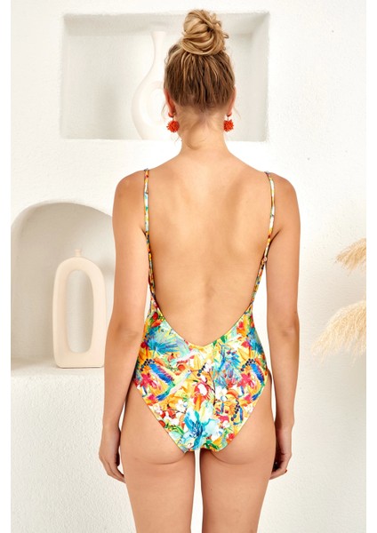 Lapieno 4106 Kadın Göğüs Dekolteli Aksesuarlı Mayo fırsatları