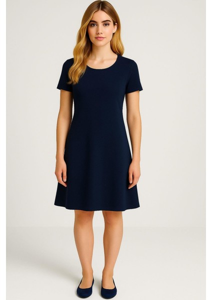 2 Adet Dökümlü Rahat Kalıp Günlük Penye Kumaş Elbise fiyatları