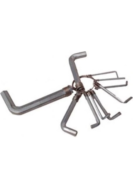 Allen Anahtar Takım Altı Köşeli 10 Parça Alyan (5047)