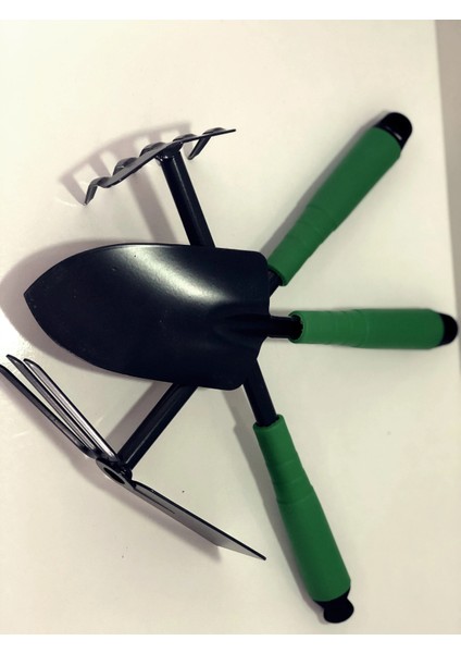 3 Parça Bahçe Seti - Çapa Tırmık Kazma Set (5047) fiyatları