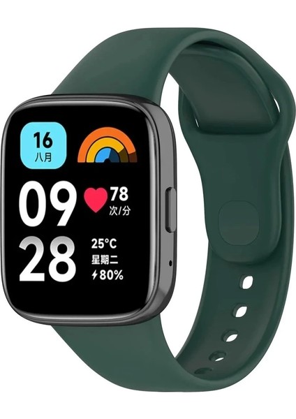 Xiaomi Redmi Watch 3 Active Klasik Kordon - Haki Yeşil
