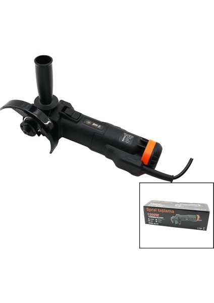 Spral Taşlama 1200W Siyah - Turuncu 11000/MIN - 125MM Bll-02 (5047)