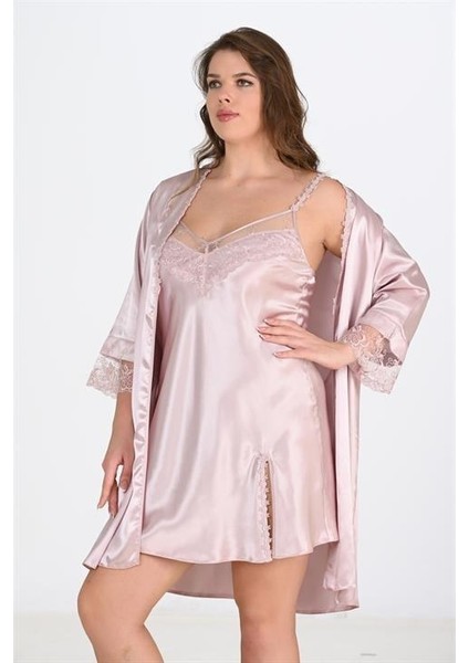 2'li Pudra Sabahlık Takımı Bigsize 6214