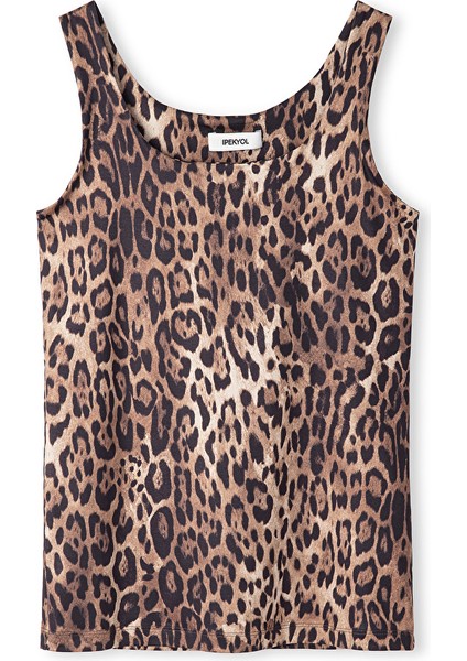 Leopar Desen Tişört IW6250070084027 indirimleri