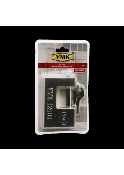 90MM Gri Kayar Milli Asma Kilit (5047)