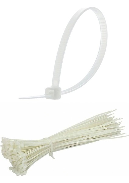 100 Adet Plastik Cırt Kelepçe Kablo Bağı Kablo Düzenleyici-4.8 x 380 mm (5047) fiyatları