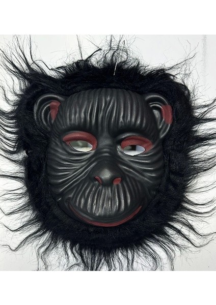 Orangutan Maskesi - Maymun Maskesi - Goril Maskesi Yetişkin Çocuk Uyumlu Siyah Renk Model 4 (5047)