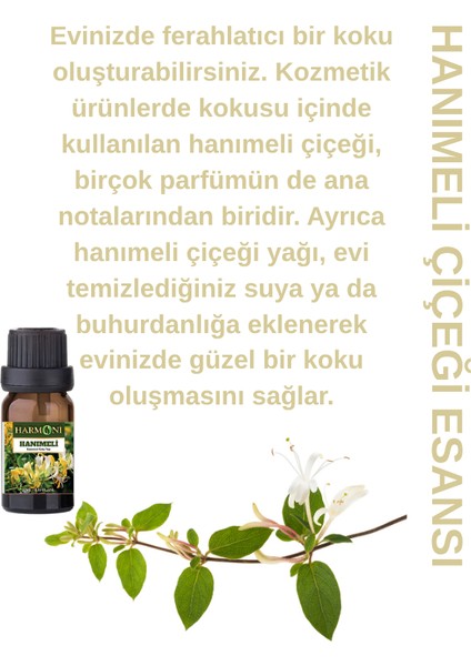Hanımeli Esansiyel Uçucu Koku 10ML Difüzör Esansı Buhurdanlık Yağı ve Oda Kokusu fiyatları