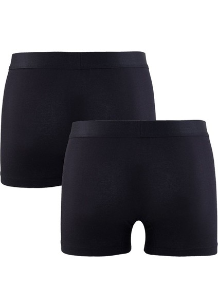 Erkek Boxer Shorty 2'li Paket Mood 9323 - Siyah