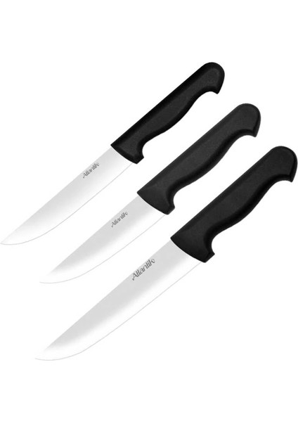 Üç Parça Çok Amaçlı Bıçak Seti – Siyah 61056-01