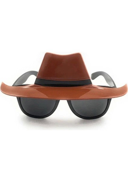 Dedektif Parti Gözlüğü - Kovboy Şerif Parti Gözlüğü 16X6 cm (5047)