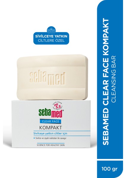 Clear Face Kompakt Sivilceye Yatkın Cilt 100 g