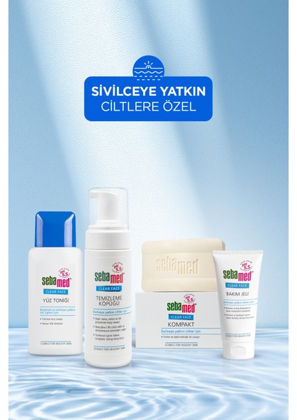 Clear Face Kompakt Sivilceye Yatkın Cilt 100 g modelleri