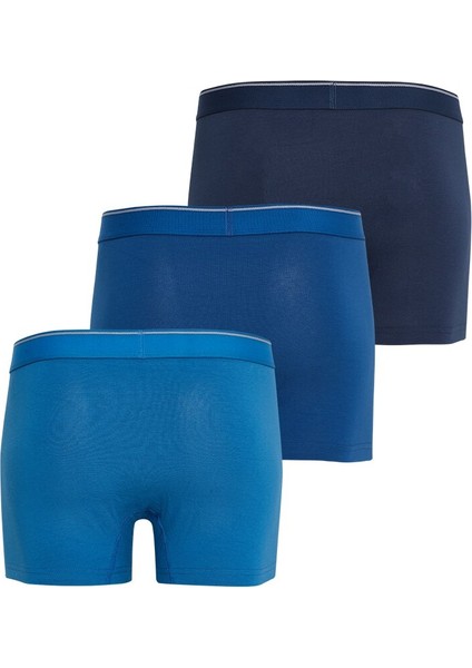 Erkek Boxer 3'lü Paket Tender Cotton 9670 - Lacivert Mavi Denim fiyatları