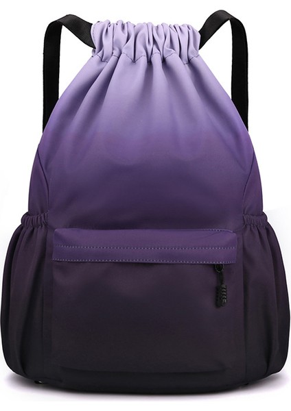 Erkekler ve Kadınlar Için Büyük Boy Bağcıklı Sırt Çantası - Depolama Cebi Olan Sınır Ötesi Seyahat Spor Çantası, Günlük Kullanım Için Taşınabilir Spor Çantası (Yurt Dışından)