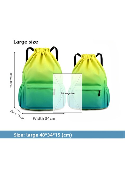 Erkekler ve Kadınlar Için Büyük Boy Bağcıklı Sırt Çantası - Depolama Cebi Olan Sınır Ötesi Seyahat Spor Çantası, Günlük Kullanım Için Taşınabilir Spor Çantası (Yurt Dışından) fırsatları