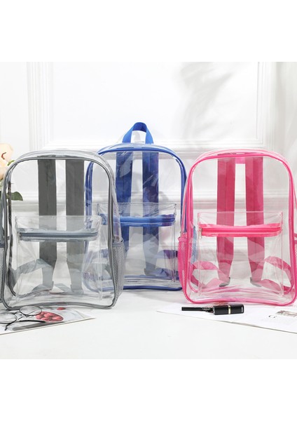 Şeffaf Pvc Sırt Çantası - Açık Hava Sporları, Fitness ve Seyahat Için Su Geçirmez Görünür Spor Çantası - Erkekler ve Kadınlar Için Sınır Ötesi Omuz Çantası (Yurt Dışından) fiyatları