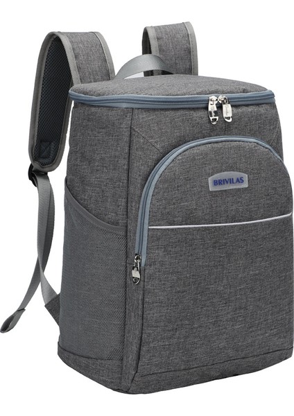 30L Yalıtımlı Piknik Sırt Çantası - Alüminyum Folyo Astarlı Büyük Kapasiteli Termal Öğle Yemeği Çantası, Açık Hava Için Taşınabilir Soğutucu, Çift Omuzlu Yemek Çantası (Yurt Dışından)