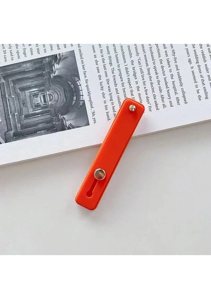 Iphone Samsung Xiaomi Parmak Cep Telefonu Stand Push Geri Çubuk Soket Braketi Renk: Kırmızı (Yurt Dışından)