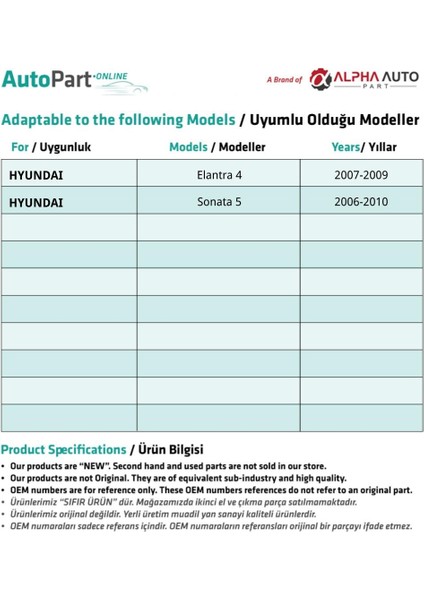 Hyundai Elantra 4, Sonata 5 Için Sağ Cam Kriko Makarası fiyatları