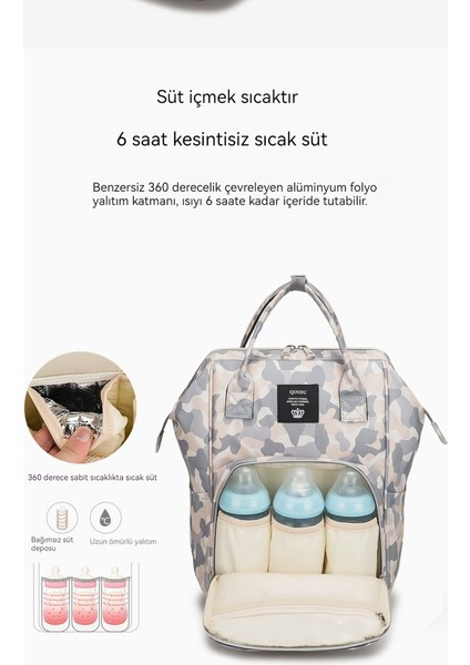 Büyük Kapasiteli Çok Fonksiyonlu Mumya Çantası (Yurt Dışından) modelleri