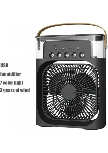 2026 Taşınabilir Üç Bir Fan, Klima, Küçük Ev Hava Soğutucu, Gece LED Işığı, Nemlendirici, Klima, Ev Renkleri: USB 6 (Yurt Dışından)