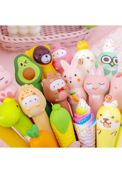 Tahlara Sevimli Çizgi Film Dekompresyon Kalemi Öğrenci Kırtasiye Sıkıştırma Jel Kalem Dekompresyon Kalemi (Yurt Dışından) fiyatları