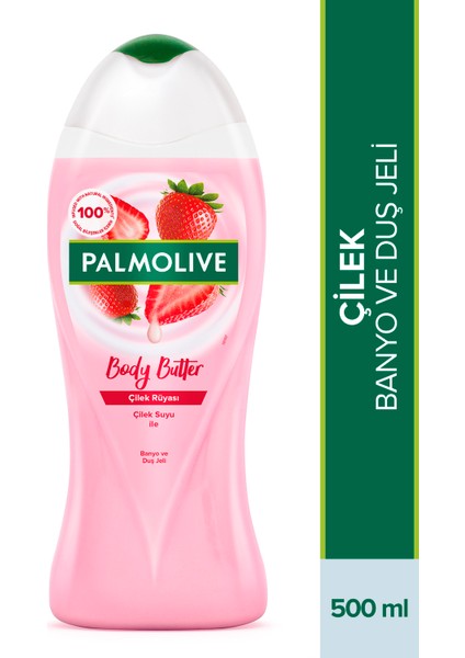 Body Butter Çilek Rüyası Banyo ve Duş Jeli 500 ml