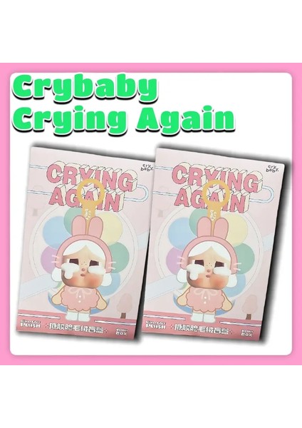 Sıcak Li Kutu Figürleri Crybaby Crying Again Seri Serisi Sevimli Vinil Bebek Oyuncak Krybaby Hayvan Kolye Keychain Bebeği Mevcut Rolor: Random 1 Pcs (Yurt Dışından)