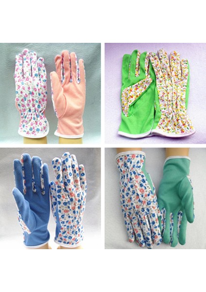 Çift Bahçecilik Kadın Yumuşak Jersey Bahçe Eldiveni Tek Boyut Podazz (Yurt Dışından)