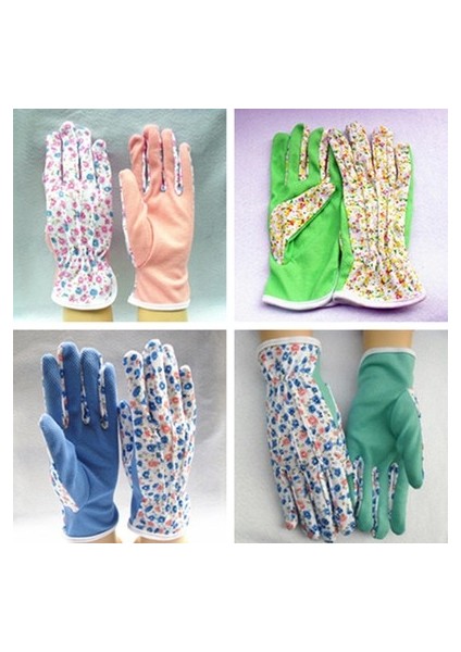 Çift Bahçecilik Kadın Yumuşak Jersey Bahçe Eldiveni Tek Boyut Podazz (Yurt Dışından) fiyatları