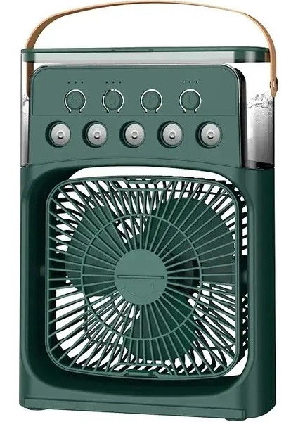 Taşınabilir Klima Fanı 7 Renk LED Işıkları ile Mini Evaporatif Hava Soğutucu 1/2/3 Saat Zamanlayıcı 3 Hızları ve 3 Sprey Modcolor: Mini Beyaz (Yurt Dışından)