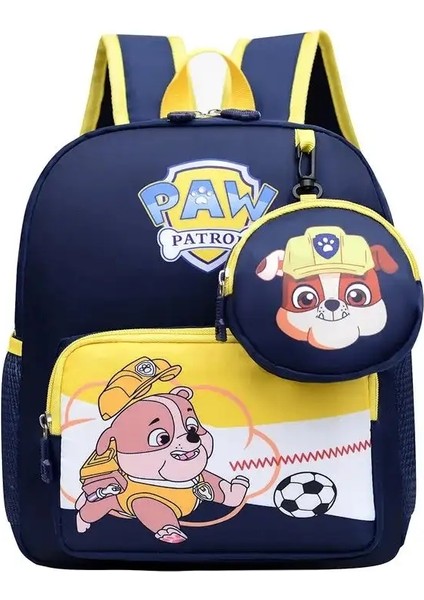 Paw Patrol Sırt Çantası Okul Çantası Yüksek Kapasiteli Su Geçirmez Seyahat Depolama Çantası Öğrenci Chase Sky School Bag Çocuk Hediyeleri Renk: E (Yurt Dışından)