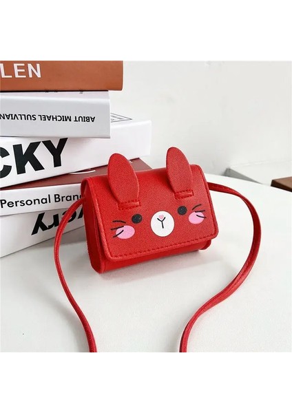 Sıcak Satış Sevimli Karikatür Kedi Çocukları Sırt Çantası Messenger Çanta Para Çantaları Çanta Erkek Kızlar Mini Omuz Çantası Okul Için Bebek Sırt Çantası Renk: Kırmızı (Yurt Dışından)